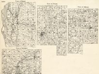 Vernon County - Bergen, Viroqua, Jefferson, Kickapoo, Wisconsin State Atlas 1930c
